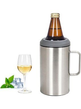 Insulated Stainless Steel Wine Chiller & Beer Cooler - Perfect for Parties!